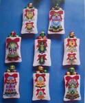 Bernat Christmas Folk Art Bells Treat Sack Ornament Cross Stitch Kit Unopen. Fixed Price $16.99.