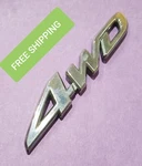 BIN37 Toyota RAV4 Sienna Highlander 4RUNNER 4WD Rear Emblem Logo Badge Sign Used. Fixed Price $14.99.