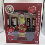 Nib Gemmy Dr Seuss 9 Ft The Grinch Santa Suit Candy Cane Airblown Inflatable. Fixed Price $99.99.