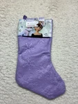Disney Frozen Christmas Stocking Purple Anna Elsa Snowflakes Kids Decor. Fixed Price $7.99.