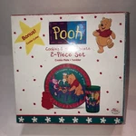 Disney Winnie The Pooh Cookies&milk For Santa 2 Pieces Design By Zak Cuter Set. Fixed Price $29.95.