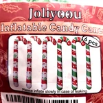 Christmas Inflatable Candy Canes Balloons Home New Joliyoou Red 6 Pcs. Fixed Price $25.00.