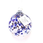 New Friendship Ball Blown Glass Christmas Ornament Blue Purple Giftcraft. Fixed Price $16.49.