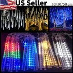 Rain Drop LIGHTS,50CM Led Meteor Shower 8 Tubes Icicle Snow Falling. Fixed Price $11.99.