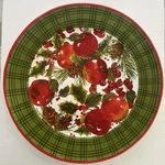 Hallmark Mitford Christmas Apples & Holly Berry Platter, Jan Karon, Retired. Fixed Price $65.16.