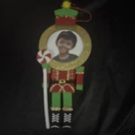 Studio Decor Nutcracker Felt Photo Frame Ornament Christmas Artist Designed. Fixed Price $13.49.