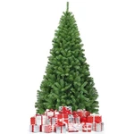 6FT Christmas Tree Pvc Artificial 1000 Tips Premium Hinged W/ Solid Metal. Fixed Price $65.99.