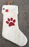 Pet Paw Knit Monogram Stocking Cat/dog Wondershop White Xmas Holiday Target. Fixed Price $22.99.