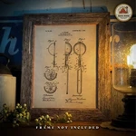Ice Cream Spoon Patent Art Print Vintage Scoops Cones Parlor Shop Wall Decor. Fixed Price $9.95.