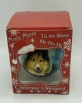 Es Pets Dog Christmas Ornament Unbreakable Ball New Sheltie In Box See Photo. Fixed Price $8.07.