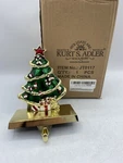 Kurt Adler Zinc Christmas Tree Stocking Holder Decor. Fixed Price $34.99.