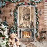 Christmas Door Cover Decoration Fireplace Xmas Nutcracke.... Fixed Price $11.52.