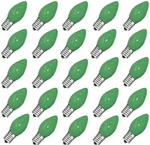 Goothy 25 Pack C7 Christmas Replacement Bulbs, Green Ceramic Light F.... Fixed Price $19.45.