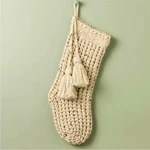 20" Confetti Fleck Waffle Knit Christmas Stocking Oatmeal Hearth & Hand Magnolia. Fixed Price $25.00.
