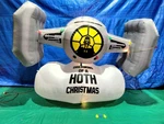 8' Gemmy Airblown Inflatable Stars Wars Christmas Tie Fighter W/ Sign. Fixed Price $79.95.