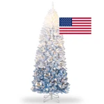 Garveehome 6 Ft Prelit Artificial Christmas Tree Rgb Warm White Lights Pre-lit. Fixed Price $134.27.