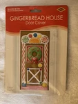Beistle Printed Plastic Gingerbread House Door Cover All Weather 30 Inch X 5 Ft. Fixed Price $8.48.