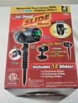 Star Shower Led Light Projector Includes 12 Holiday Full Color. Fixed Price $21.49.