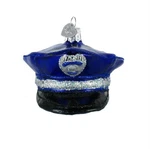 Old World Christmas Glass Ornament, Police Officer's Cap (with Owc Gift Box). Fixed Price $16.12.