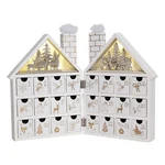 Wooden Christmas Advent Calendar House With 24 Drawers And Led Lights Countdo.... Fixed Price $64.59.