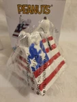 Peanuts Led Patriotic Snoopy Dog House 4TH Of July Lighted Decor Nib. Fixed Price $35.18.