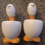 Joie Egghead Boiled Cup Holders With Spoons Set Of 2 Msc International. Fixed Price $6.99.