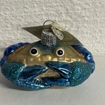 Blue Crab Old World Christmas Glass Ornament. Fixed Price $15.95.