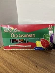 Brite Star Old Fashioned 25-LIGHT Transparent C7 Multi-color Set. Fixed Price $13.59.