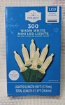 Holiday Time Cool White Led Mini Christmas Lights 300-COUNT Wedding New. Fixed Price $21.99.