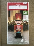 Holiday Time Christmas Toy Soldier Airblown Inflatable Yard Decor 4 Ft Tall. Fixed Price $35.00.