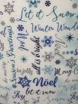 Holiday Time Snowflake Blanket Let White Plush Throw Christmas 50X60". Fixed Price $12.00.