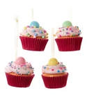 Set Of Bubblegum Cupcake Ornaments D4418 W. Fixed Price $32.99.