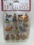 New Darice Home For Holidays Mini Christmas Tree Wreath Nativity 12 Ornaments. Fixed Price $19.99.