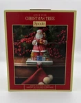 Spode Christmas Tree Santa Stocking Holder Sculpted Claus Holiday Figurine. Fixed Price $29.99.