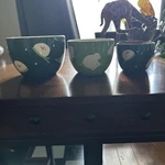 Holiday Nesting Bowl Set 3 Piece Green Snowman Polar Bear Christmas Decor. Fixed Price $15.00.