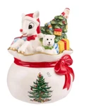 Spode Christmas Tree Dolomite Rudolph The Red-nosed Reindeer Figural Candy Bowl. Fixed Price $39.99.