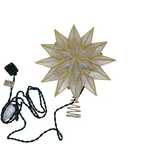 Kurt S. Adler 12-POINT Capiz Gold Star Christmas Treetop, 9". Fixed Price $26.37.