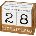 Block Countdown Days Til Christmas Wooden Advent Calendar Primitives By Kathy. Fixed Price $26.95.