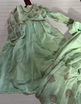 Girls' Indian Pakistani Kurts & Palazzo Suit Set Mint Green Piece 32/XXS. Fixed Price $29.99.