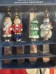 Boston Warehouse 1998 Heirloom Ornament Christmas Spreader Set Of 4 Vintage New. Fixed Price $23.00.