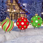 Christmas Decorations Ornaments Metal Yard Signs Stakes Outdoor Xmas Gift 3 Pack. Fixed Price $51.75.