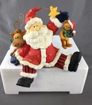 House Of Lloyd Christmas Around The World Santa & Friends Stocking Hanger 542553. Fixed Price $19.99.