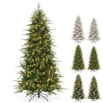 Pre-lit Slim Aspen Fir Realistic Artificial Holiday Christmas Tree. Fixed Price $186.99.