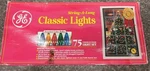 Vintage 75 Count String-a-long Classic Christmas Lights Assorted Color Bulbs. Fixed Price $49.99.