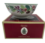 Spode Christmas Tree Annual Revere Bowl 6 New W/ Sticker Believe Peace Joy Love. Fixed Price $16.97.