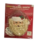 Vintage Telco Talking Musical Santa 1991 Motion Activated Wall Christmas Decor. Fixed Price $24.00.