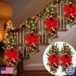 Lyrow Pack Christmas Artificial Swags 24 Xmas The Cordless Prelit Stairway. Fixed Price $95.61.
