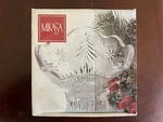 Mikasa 6" Footed Bowl Celebration Christmas Night Scalloped Candy Dish. Fixed Price $9.99.