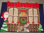 Titan Needlecraft "toy Store" Christmas Felt Advent Calendar #83093 Finished Kit. Fixed Price $119.99.