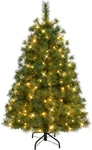 Puleo International 4.5' Pre-lit Artificial Colorado Pine Christmas Tree 150 Led. Fixed Price $104.00.